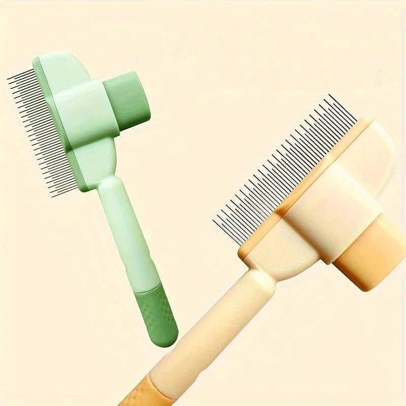 Pet Hair Remover Brush – Grooming Comb for Long-Haired Dogs & Cats